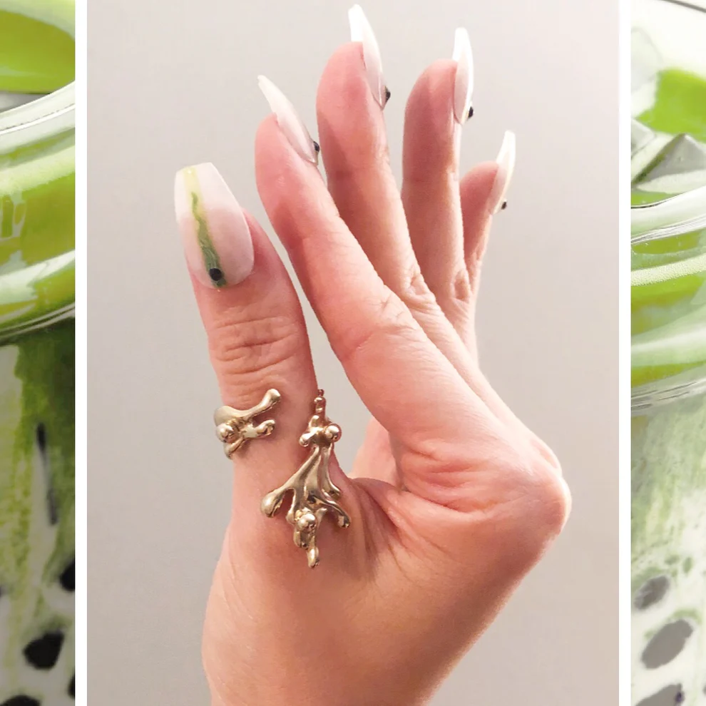 matcha-boba-ring-2 | Cork & Candles